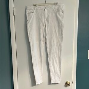 Old Navy Women's Crisp White Rockstar Skinny Jeans